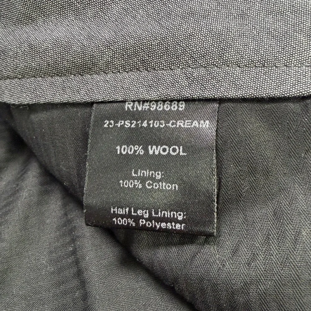 Todd Snyder Glen Plaid Wool Dress Pants Mens 32x30 Trousers Cream Black Check